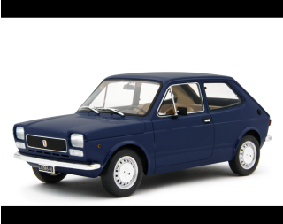 Fiat 127 1° Serie 1972 3 Porte Blu scuro Laudoracing 1:18 Resinemodell (Türen, Motorhaube... nicht zu öffnen!)